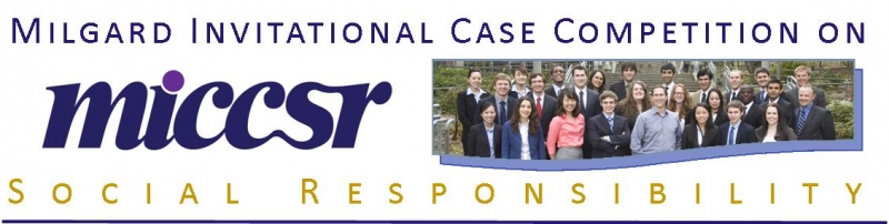 Milgard Invitational Case Competition on Social Responsibility