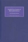 Studies in Medieval Mysticism, Volume 4: The English Prose Treatises of Richard Rolle